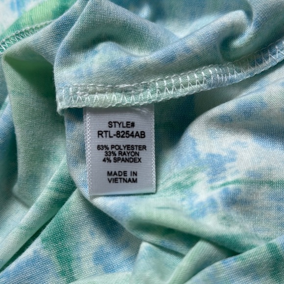 🎉HP🎉 Zenana Tie Dye Tank Top 💗 Green & Blue - Picture 14 of 14